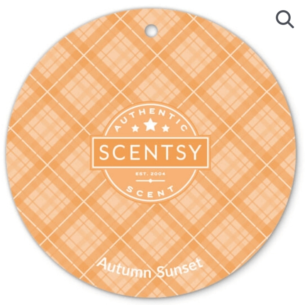 NIB Scentsy Scent Circle Autumn Sunset